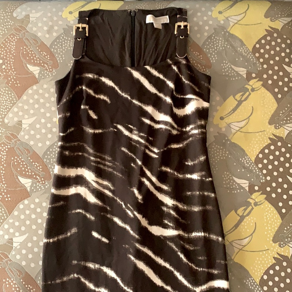 Michael Kors Safari-Print Dress Size Small